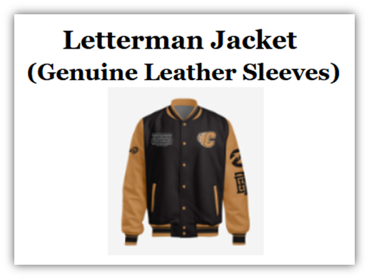 Customized Letterman Jacket (Genuine Leather Sleeves)