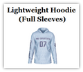 Customized Lightweight Hoodie (Full Sleeves)