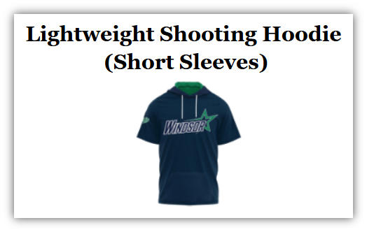 Customized Lightweight Shooting Hoodie (Short Sleeves)