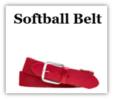 Softball Belt
