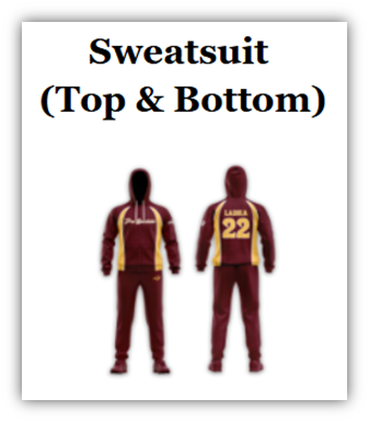 Customized Sweatsuit (Top & Bottom)