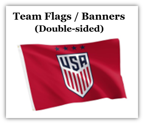 Customized Team Flags/Banners (Double-sided)