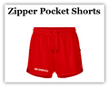 Customized Zipper Pocket Shorts